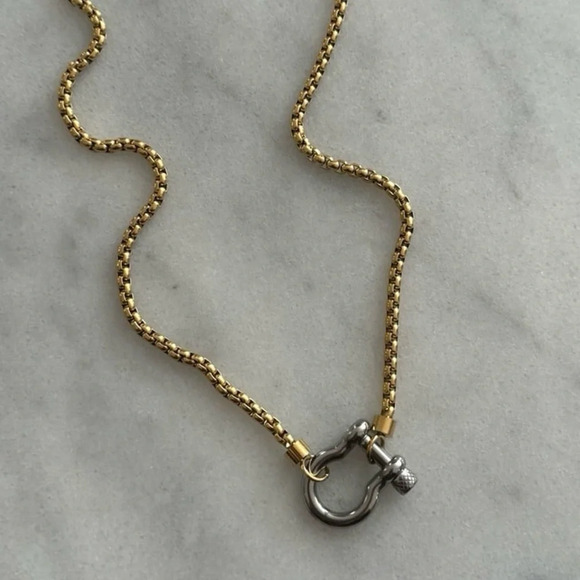 Hollis Bit Charm Necklace - Silver main image 0